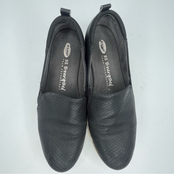 Dr. Scholls Be Energized Wesley Black Womens Size 8M Croc Embossed Comfort Foam - Picture 7 of 13